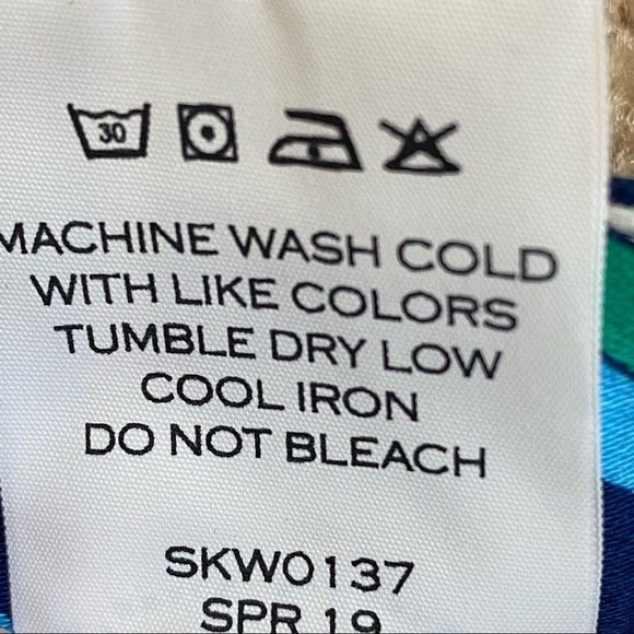 Draper James Floral A line Skirt Graceland Blue - Picture 11 of 11